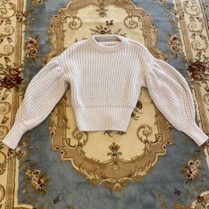 Beige knit sweater